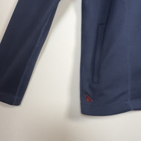 Untuckit Mens Blue Dashwood Jacket Size MED Full Zip Performance Stretch - Picture 4 of 9